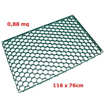 Griglia Salvaprato MADE IN ITALY Piastrella Grigliato Carrabile Plastica 0,88mq