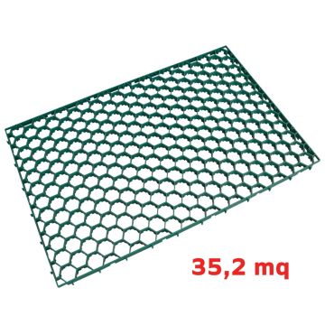 Griglia Salvaprato MADE IN ITALY Piastrella Grigliato Carrabile Plastica 35,2 mq