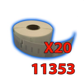 Etichette Compatibili con Dymo 11353 Bixolon Seiko 20 Rotoli