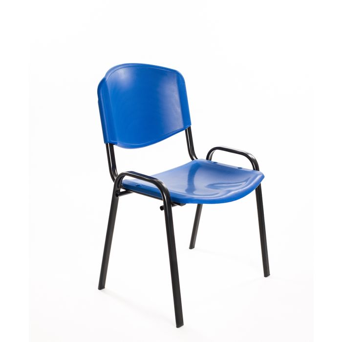 Sedia Impilabile in Plastica BLU - Ufficio Riunione Attesa