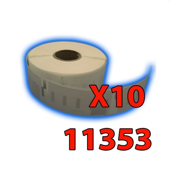 Etichette Compatibili con Dymo 11353 Bixolon Seiko 10 Rotoli